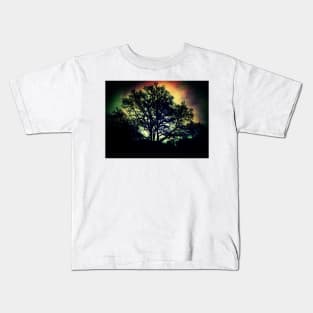 Kaleidoscope SKY and LONE TREE Kids T-Shirt